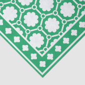 Bright Green Geometric Bone Inlay Decoupage Paper 薄葉紙 (詳細)