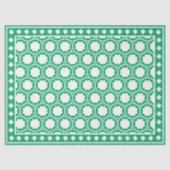 Bright Green Geometric Bone Inlay Decoupage Paper 薄葉紙 (正面)