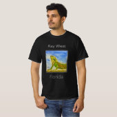 Bright Green Iguana、鍵西、フロリダ Tシャツ (正面フル)