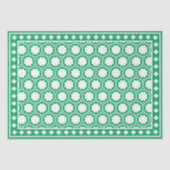 Bright Green Modern Bone Inlay Decoupage Paper 薄葉紙 (正面)