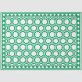 Bright Green Modern Bone Inlay Decoupage Paper 薄葉紙 (正面)