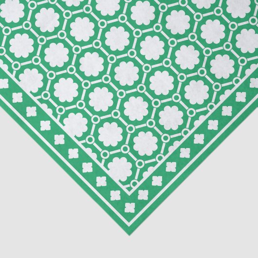 Bright Green Modern Bone Inlay Decoupage Paper 薄葉紙 (詳細)