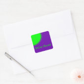 Bright Green Purple Weve発表 スクエアシール (封筒)