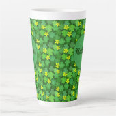 Bright Green Shamrock Coffee Mug カフェラテマグ (正面)