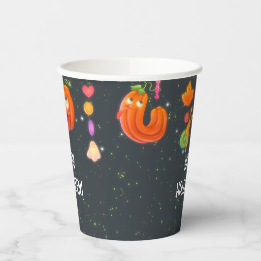 Bright Halloween Party Paper cup 紙コップ (左)