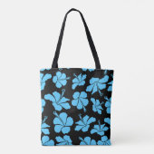 Bright hawaiian seamless pattern with tropical hib トートバッグ (裏面)