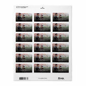 Bright Holiday結婚したの写真結婚アドレス ラベル (フルシート)