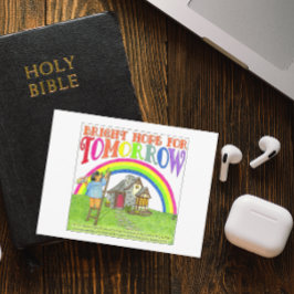 Bright Hope for Tomorrow Inspirational Postcard ポストカード