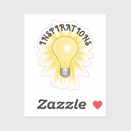 Bright Idea Light Bulb シール (シート)