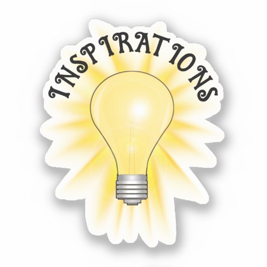 Bright Idea Light Bulb シール (正面)