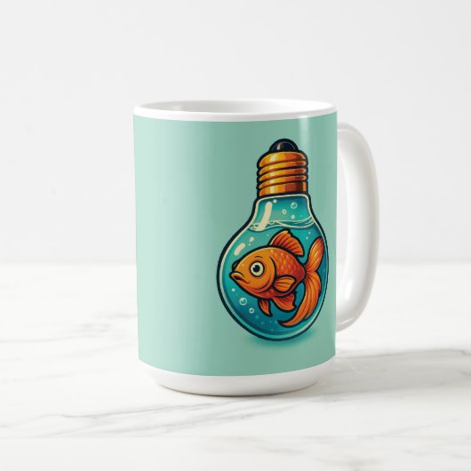 Bright Ideas Swim Deep - Mug Cup コーヒーマグカップ (正面右)
