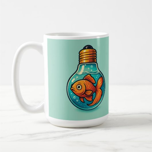 Bright Ideas Swim Deep - Mug Cup コーヒーマグカップ (左)