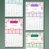 Bright Kawaii Kitty Art Calendar カレンダー
