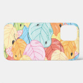 Bright Leafテクスチャ:自然インスパイア。 Case-Mate iPhoneケース (裏面 (横))
