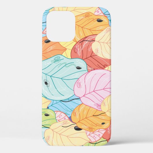 Bright Leafテクスチャ:自然インスパイア。 Case-Mate iPhoneケース (裏面)