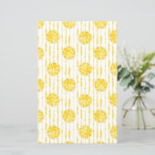 Bright Lemon Slices on Striped Background (スタンド正面)