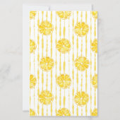 Bright Lemon Slices on Striped Background (裏面)