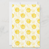 Bright Lemon Slices on Striped Background (正面)