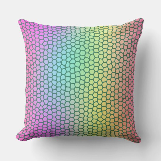 Bright Leopardカラフル Printマジカル クッション (正面)