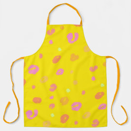 Bright Leopardプリント エプロン