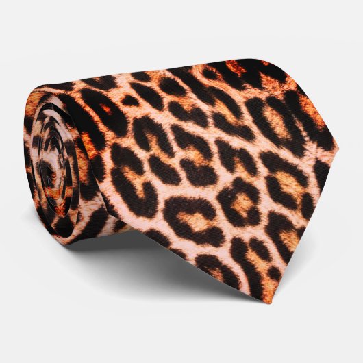 Bright Leopard Neck Tie ネクタイ (ロール)