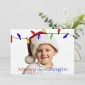 Bright Lights Holidayメリー Photo CardとBright Lights シーズンカード (スタンド正面)