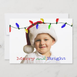 Bright Lights Holidayメリー Photo CardとBright Lights シーズンカード