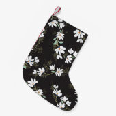 Bright Magnolia Seamless Pattern スモールクリスマスストッキング (正面 (吊り時))