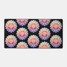 Bright Mandala Floral Desk Mat デスクマット
