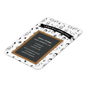 Bright Mind Brilliant Future編集可能招待状 マグネット (左側)