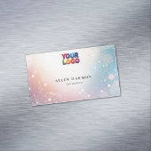 Bright Minimal Custom Family Name | 5-Minute Edit マグネット名刺 (インサイチュ)