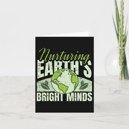 Bright Mints Earth Day環境自然環境 カード (正面)