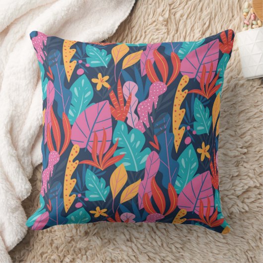 Bright Mosaic Throw Cushion クッション (ブランケット)