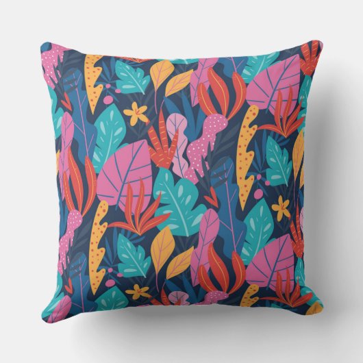 Bright Mosaic Throw Cushion クッション (裏面)