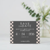 Bright N Beautiful Save the Date 案内ポストカード (スタンド正面)