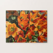 Bright Orange Calypso Tulip Jigsaw Puzzle ジグソーパズル (横)