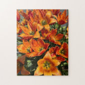 Bright Orange Calypso Tulip Jigsaw Puzzle ジグソーパズル (縦)