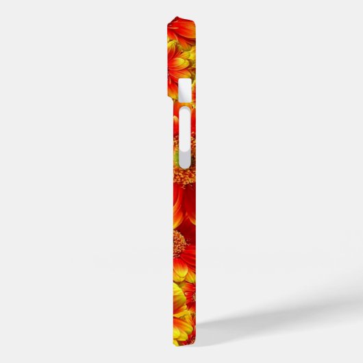 Bright Orange Flowers Case-Mate iPhoneケース (裏面 / 左)