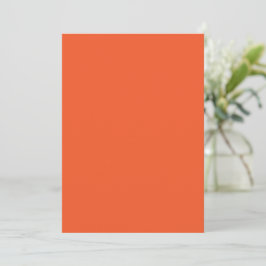 Bright Orange Minimalist Solid Background セーブザデート