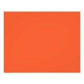 Bright Orange Minimalist Solid Background フォトプリント (正面)