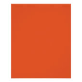 Bright Orange Minimalist Solid Background ポスター (正面)