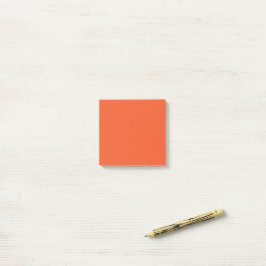 Bright Orange Minimalist Solid Background ポストイット