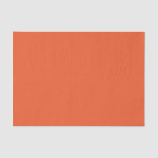 Bright Orange Minimalist Solid Background 薄葉紙 (正面)