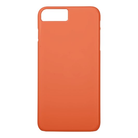 Bright Orange Minimalist Solid Background Case-Mate iPhoneケース (裏面)