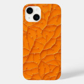 Bright Orange Pattern Bold iPhone Case Case-Mate iPhoneケース (裏面)