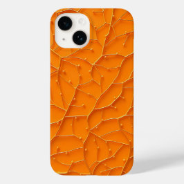 Bright Orange Pattern Bold iPhone Case Case-Mate iPhone 14ケース