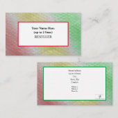 Bright Parol Bubble Wrapバックグラウンドリセラー 名刺 (正面/裏面)