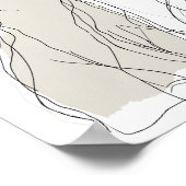 Bright Pastel Flower Semi-Gloss Poster ポスター (角)