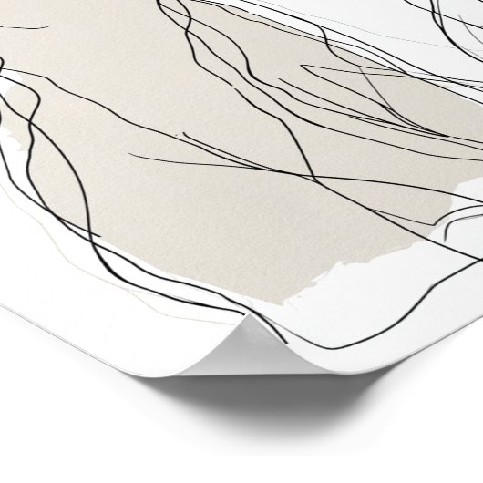 Bright Pastel Flower Semi-Gloss Poster ポスター (角)