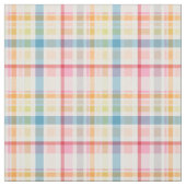 Bright Pastel plaid multicolour clan tartan ファブリック (見本)
